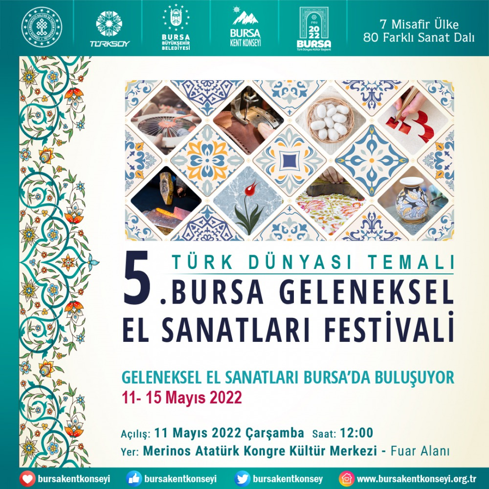 5.Bursa Geleneksel El Sanatları Festivali