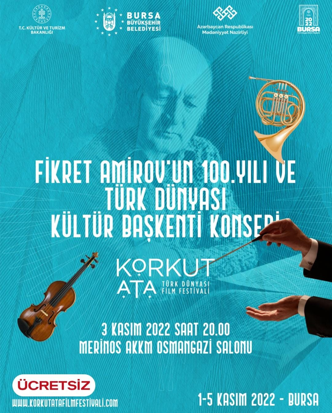 Fikret Amirov'un 100. Yılı Ve Türk Dünyası Kültür Başkenti Konseri